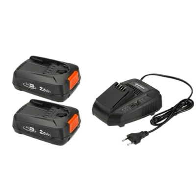 Immagine di GARDENA P4A 2 x PBA 18V/45 2,5 Ah + AL 1830 CV 14907 20 Batteria dellutensile e caricabatterie 18 V 2.5 Li Ion
