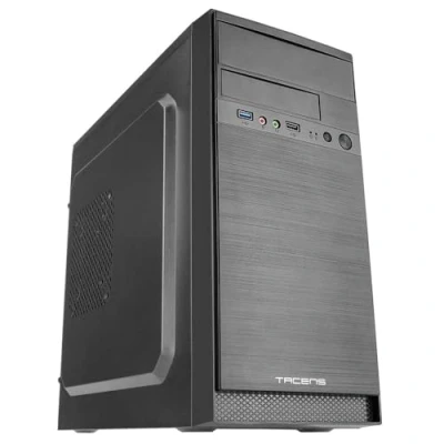 Immagine di TACENS ANIMA AC4 Case per PC, Mini Tower, MicroATX, Finitura Alluminio, USB 3.0