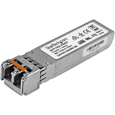 Immagine di StarTech.Com Modulo Ricetrasmettitore SFP+ in Fibra 10 Gigabit, Compatibile con Cisco SFP 10G LRM, MM LC 220 m