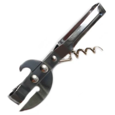 Immagine di Apollo Traditional Stab Can Tin Opener Open Corkscrew