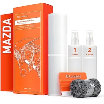 Immagine di Luxshield Battitacco Auto Antigraffio Pellicola per Mazda CX 30 1 (I) DM I 2019 2024 Protezione Accessori Tuning Portiera Trasparente Lucido