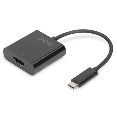 Immagine di Digitus TV, monitor Adattatore [1x spina USB C® 1x Presa HDMI] DA 70852