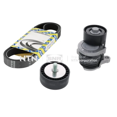 Immagine di SNR KA851.11 Kit cinghie Poly V MERCEDES BENZ: Classe C Sedan, T modell, Coupe