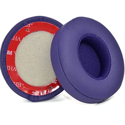 Immagine di Solo3 cuscinetti auricolari di ricambio per Beats Solo 2 e 3 Wireless On Ear, in memory foam con morbida pelle proteica (blu acqua)