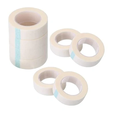 Immagine di Bessy shop Ciglia Estensione Rotolo Nastro Adesivo Eyelash Tape, 8 Rotoli per Bianca 0,5 Pollici Larghezza, 10 Iarde Lunghezza