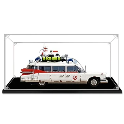 Immagine di Vetrina In Acrilico Scatola Modello Compatibile Con Lego 10274 Ghostbusters ECTO 1,Trasparente Antipolvere (Modello Non Incluso) A,3MM