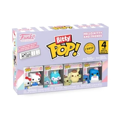 Immagine di Funko Bitty Pop! Sanrio Hello Kitty 4PKE una Mini Figura Misteriosa a Sorpresa 0.9 Inch (2.2 Cm) da Collezione Ripiano Espositivo Impilabile Incluso Idea Regalo Cake Topper