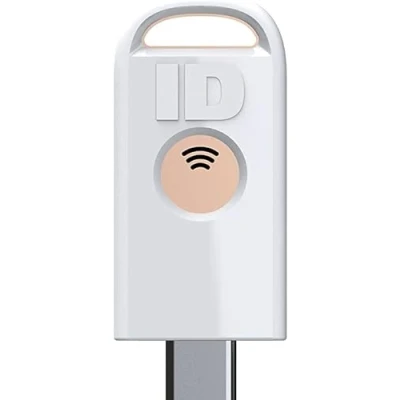 Immagine di Identiv FIDO2 NFC+ Security Key USB C Token per la registrazione, autenticazione a due fattori (FIDO, FIDO2, U2F, PIV, TOTP, HOTP, WebAuth) 905602