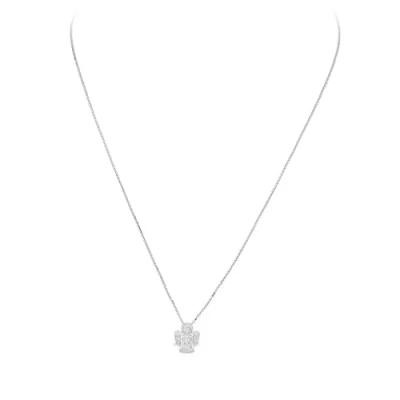 Immagine di Amen Gioielli, Collana con Angelo, Donna Argento 925, Rodiato Zirconi Bianchi, Regalo