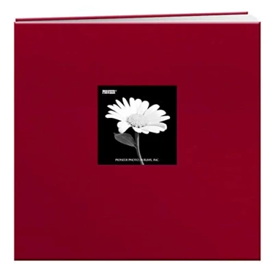 Immagine di Pioneer Album Raccoglitore con 10 Buste Trasparenti per Inserti, Copertina portafoto, 30,5 x cm, Colore: Rosso