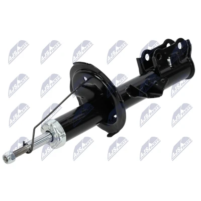 Immagine di NTY A HY 533 Ammortizzatore Assale anteriore Dx pressione del gas doppio tubo tipo McPherson Spina superiore, Collare inferiore
