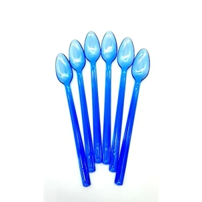Immagine di Kimmel 21 000 3015 1 Cucchiai da Cocktail riutilizzabili per Limone, 6 Pezzi, plastica, Blu/Trasparente