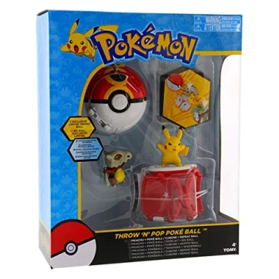 Immagine di Pokemon Throw &#039;n&#039; Pop Pokeball Pikachu &amp; Poke Ball/Cubone Repeat Ball Figure Set