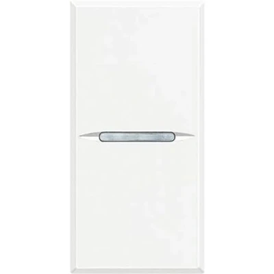 Immagine di BTicino SHD4005F Axolute Pulsante Assiale 1P NO, 10A, Bianco