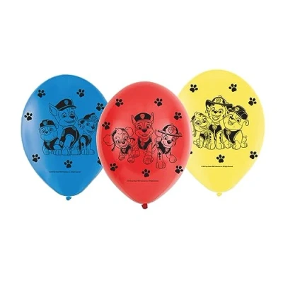 Immagine di Amscan Generique 6 Palloncini in Lattice Paw Patrol, Taglia Unica