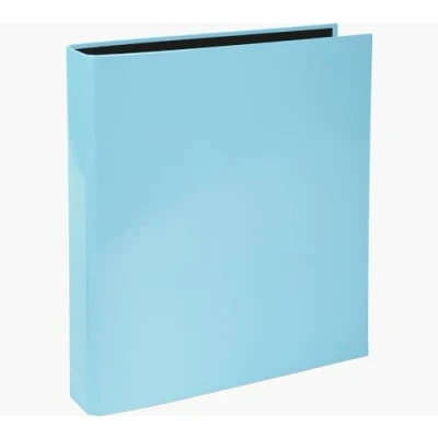 Immagine di Exacompta 54568E 1 Raccoglitore Foderato Cartoncino Lucido Aquarel 2 Anelli a D 25 mm Dorso 40 F.to e sterno 30x31.5 cm per A4 Maxi Colore Azzurro