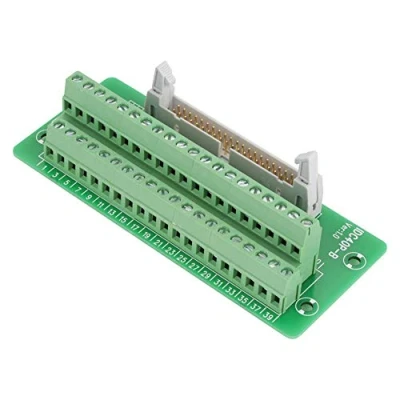 Immagine di scheda breakout PLC, IDC40P 40 pin Connettore maschio a morsettiera per da staffa adatto PLC (40 pin)