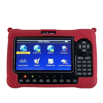 Immagine di Satlink WS 6980 DVB S2/C/T2 Combo Analizzatore di Costellazione Rilevamento Potenza Ottica/Analizzatore Spettro Contatore digitale satellitare Finder