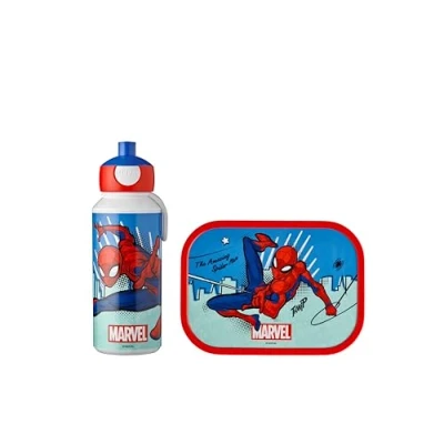 Immagine di Mepal Lunchset (School Cup &amp; Lunchbox) Campus Pop Up Spiderman