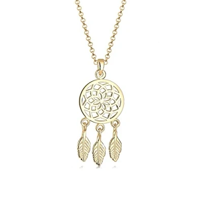 Immagine di Elli Collana con Pendente da Donna in Argento 925, Oro, Misura 45