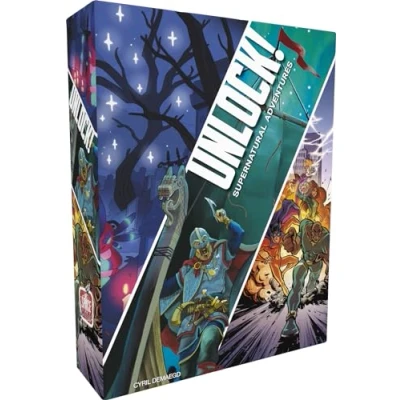 Immagine di Asmodee Unlock 12 Supernatural Adventures Gioco da tavolo, 1 a 6 giocatori, 10 anni in su, versione francese, SCUNL12FR