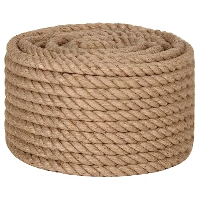 Immagine di vidaXL Corda in Juta 100% 20 mm 50m Cordame Nautico Fune Cima Cavo da Giardino