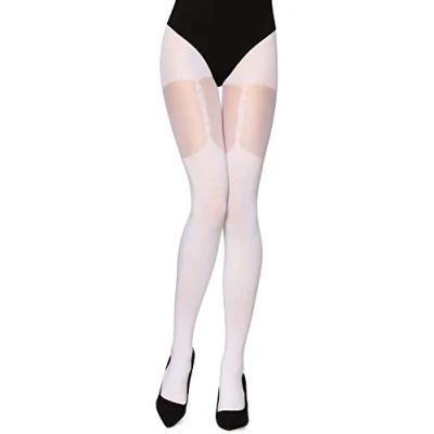 Immagine di Merry Style Collant Donna MS 260 40 DEN (Bianco, L)