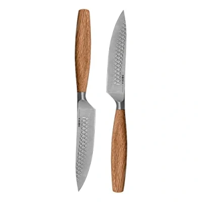 Immagine di Boska coltello da bistecca Oslo+ set di 2, carne, acciaio inossidabile, legno quercia, 320030
