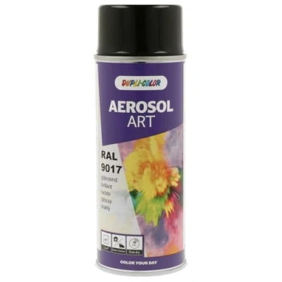Immagine di DUPLI COLOR 741456 AEROSOL ART RAL 9017 Nero Traffico Lucido 400 ml