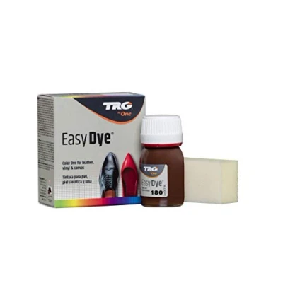 Immagine di TRG The One Easy Dye, colorante per il ripristino del colore delle scarpe in pelle, Marrone (180 Chocolate), 25 ml