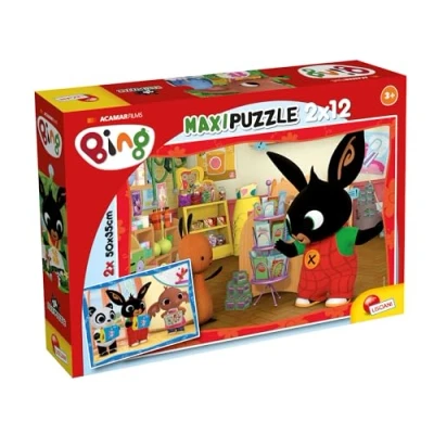 Immagine di Lisciani Giochi A Scuola Bing Puzzle, 2x12 Pezzi, Multicolore, 12, 81233