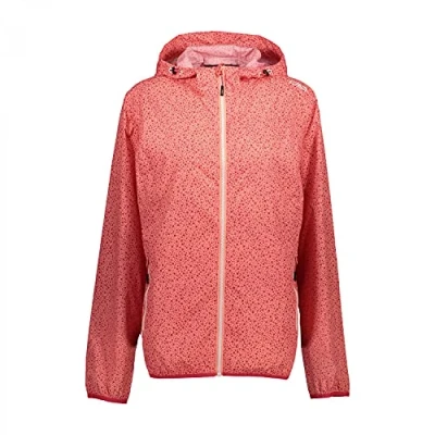 Immagine di CMP, Giacca Donna Con Cappuccio Antipioggia, Corallo, XL