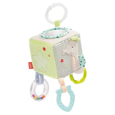 Immagine di Fehn cubo di abilità motorie Mare Giocattolo per Bambini da Appendere carrozzine, lettini e marsupi attività Neonati 0+ Mesi