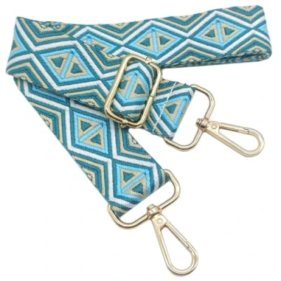 Immagine di Tracolla Regolabile Colorata per Borse Donna Beige Blu Verde, 80 130cm Cinghia della Borsa con Gold Moschettone, Durevole Crossbody Borsa, Chitarra, Moderne Accessori, 3.8cm, 1208
