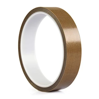 Immagine di Nastro in teflon / PTFE ad alta temperatura per macchina sottovuoto, sigillatura A mano o impulsi, adatto FoodSaver, Seal Meal, Weston, Cabella&#039;s (3/4 * 33 ft)