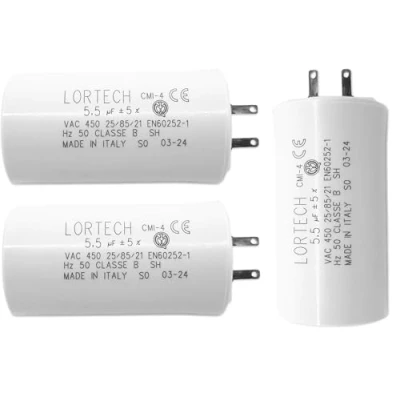 Immagine di CONDENSATORE 5,5UF PER MOTORE DI VOLA/STORE SOMFY E SIMU TAPPI FASTON 2,8MM 3