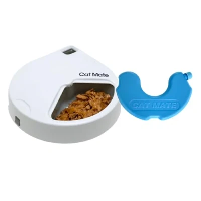 Immagine di Cat Mate C300 Ciotola per dosaggio Automatico dei 3 pasti, con Timer Digitale, Gatti e Cani di Piccola Taglia