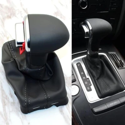 Immagine di pomello del cambio automatico per A6 C6 A3 A4 B8 A5 Q5 Q7 2009 2010 2011 2012 2013 2014 di avvio(Nero)