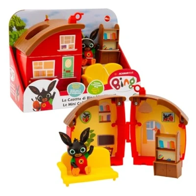 Immagine di Giochi Preziosi Bing, Mini Playset Apribile della Casetta Di Bing Composta Da 2 Stanze, Accessori E Con Personaggio Incluso, Compatibile Altri Set Linea, Bambini A Partire Dai 12 Mesi
