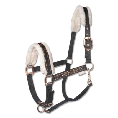 Immagine di Waldhausen Halfter Elegant, Schwarz/roségold, WB