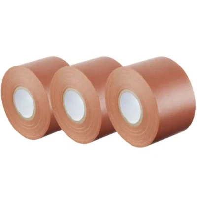 Immagine di GOCABLETIES Nastro isolante marrone 50 mm x 33 m Robusto ed autoadesivo Per proteggere, unire e riparare cavi 3 rotoli
