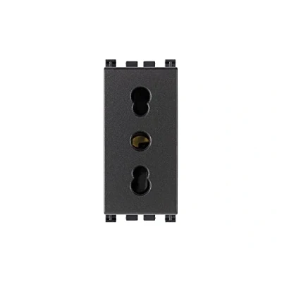 Immagine di Vimar 0R19203 Presa 2P+T 16A P17/11, Nero