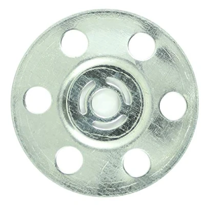 Immagine di TIMCO MID35 Disco Isolante in Metallo, Argento, 35mm Diameter 0.6mm Thickness, Set di 100 Pezzi