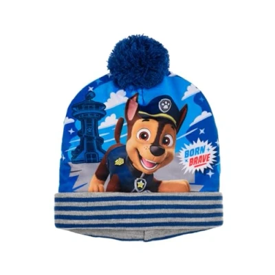 Immagine di PAW PATROL Berretto invernale da ragazzo con pompon, Azzurro, XS