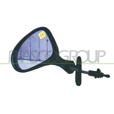 Immagine di Specchio retrovisore esterno Prasco DW3207124 Sx nero manuale regolabile dall&#039;interno, convesso