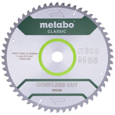 Immagine di Metabo 628693000 Lama circolare 305 x 30 mm Numero di denti: 56 1 pz.