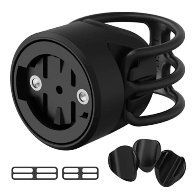 Immagine di TUSITA Supporto per Reggisella da Bicicletta Compatibile con Garmin Varia RTL510 RTL515 RVR315, Rearview Radar Rotondo, a Forma di D, Aero Compatibilità