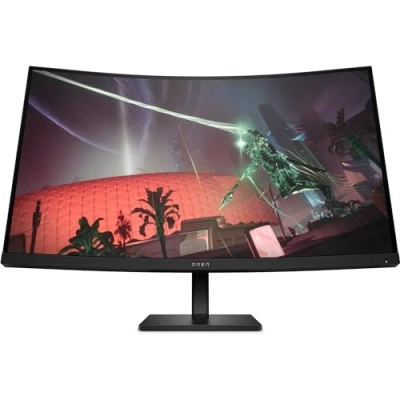 Immagine di HP OMEN 32c, Monitor Curvo da 32 pollici, Pannello VA 16:9 2K QHD 165Hz, 1 ms, Display HDR 400, Antiriflesso, 400 nits, AMD FreeSync, NVIDIA G SYNC, VESA 100x100 mm, HDMI 2.0, USB A e C, Nero
