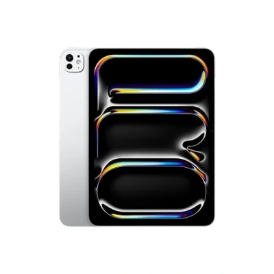Immagine di Apple iPad Pro 11&quot; (M4): display Ultra Retina XDR, 1TB, fotocamera frontale orizzontale da 12MP, posteriore scanner LiDAR, Wi Fi 6E, Face ID, Vetro nanotexture — Argento