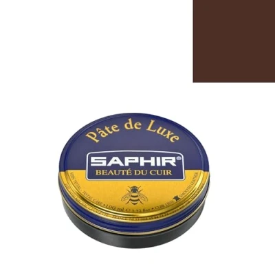 Immagine di Saphir, cera lucidante Pate de Luxe, 50 ml, 0002371, Marrone